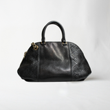 Carolina Herrera Monogram Leather Hobo Bag