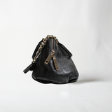 Carolina Herrera Monogram Leather Hobo Bag