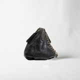 Carolina Herrera Monogram Leather Hobo Bag
