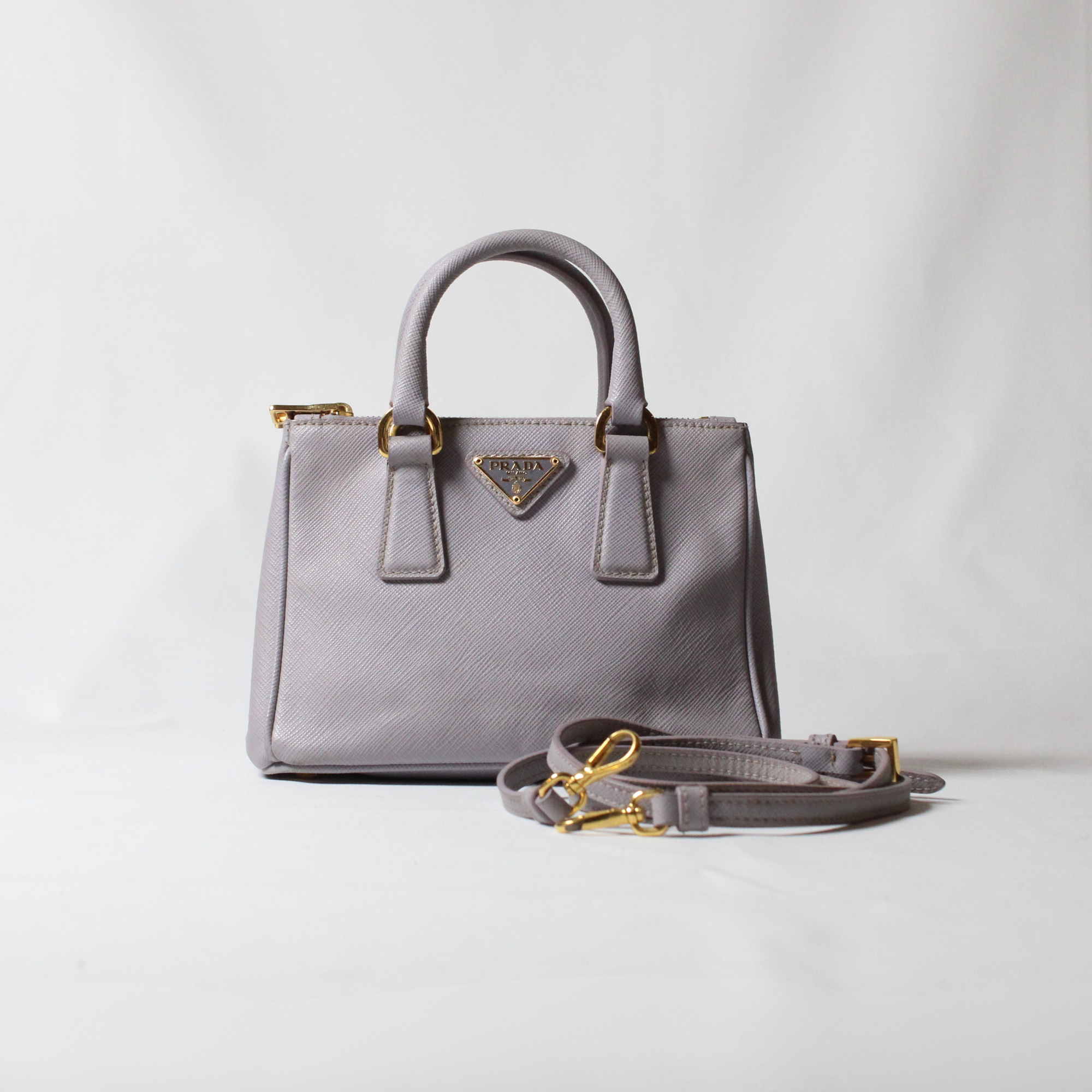 Mini Prada Galleria Saffiano Leather Bag