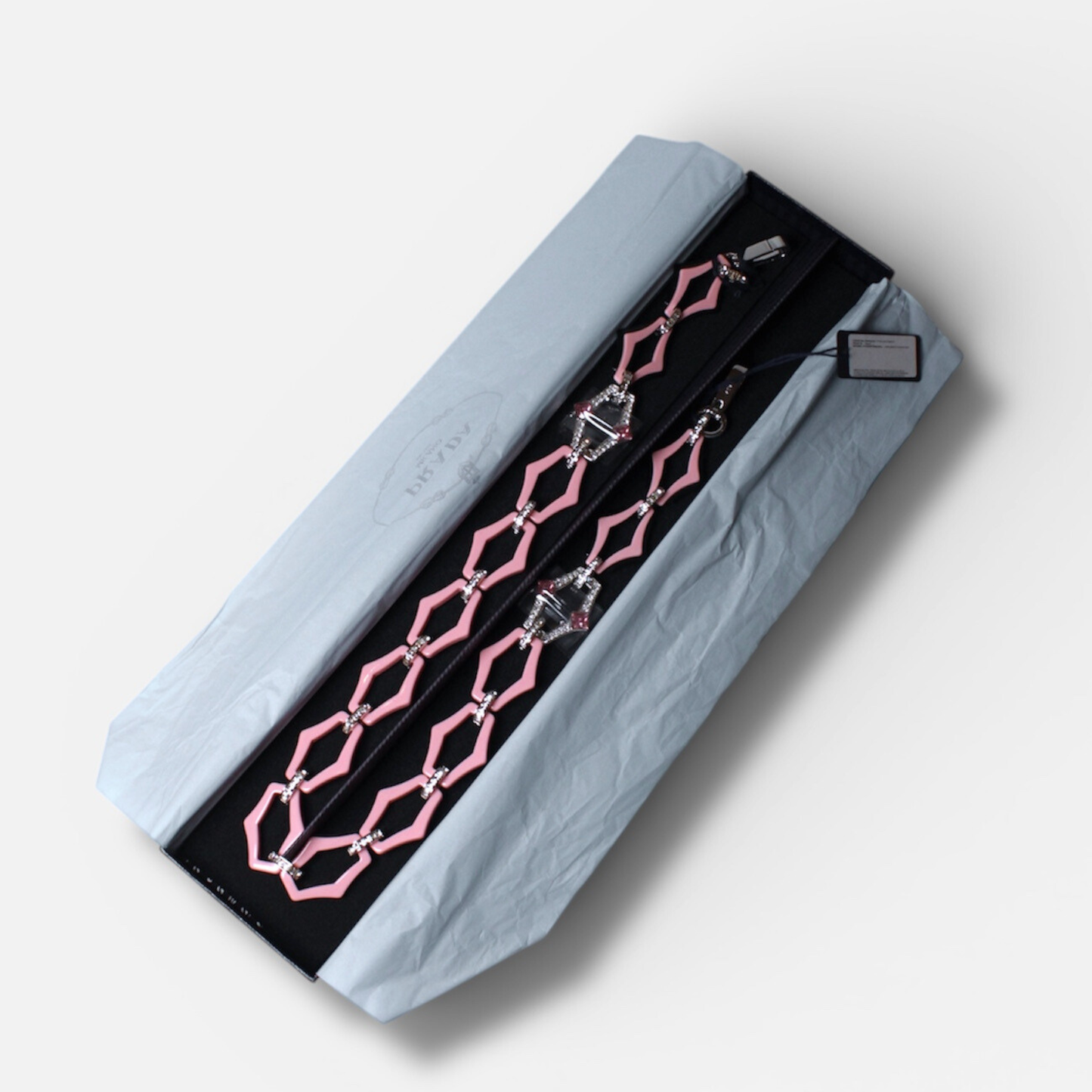 Prada Hexagonal Crystal Strap