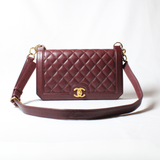 Chanel Burgundy Single Flap