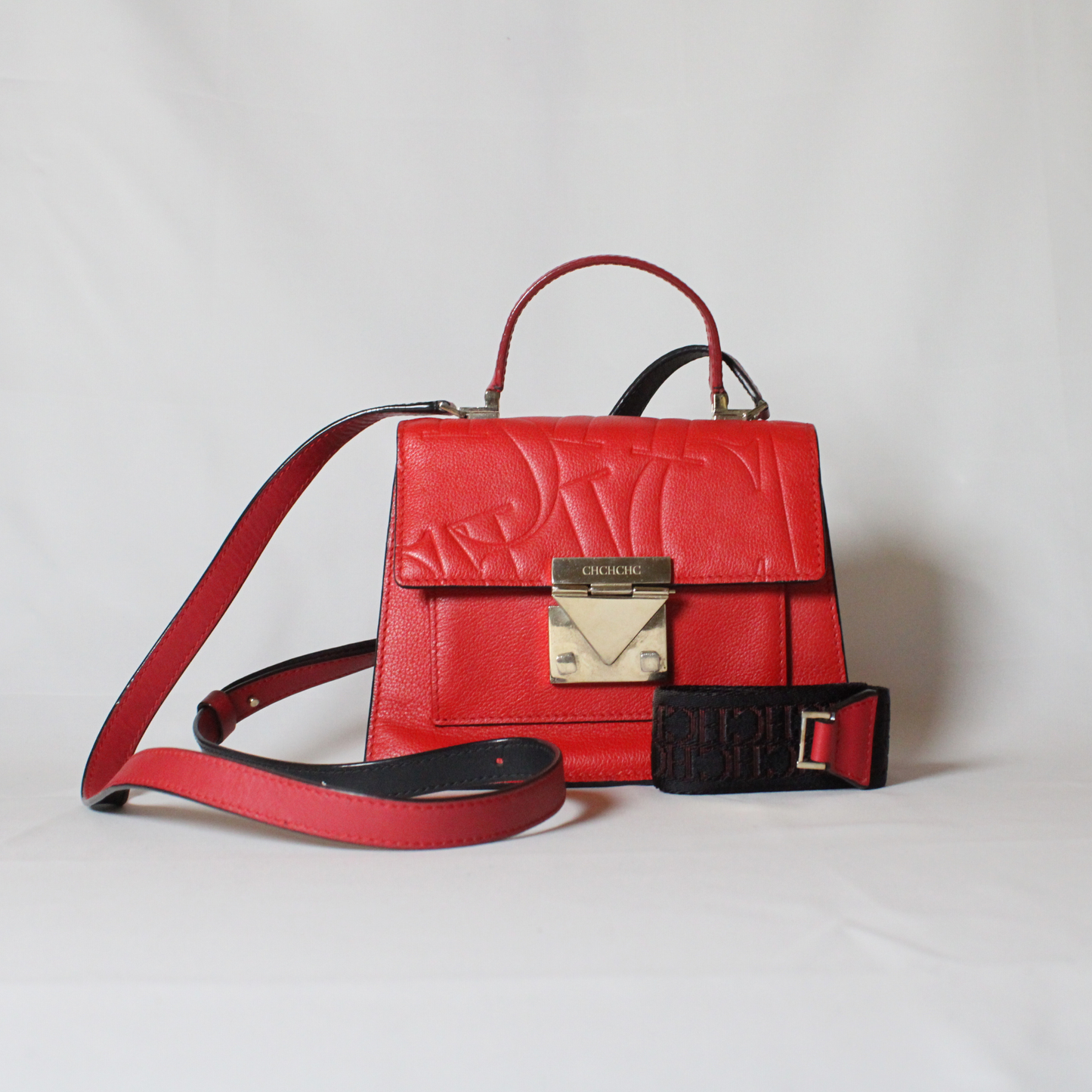 Carolina Herrera Red Crossbody bag