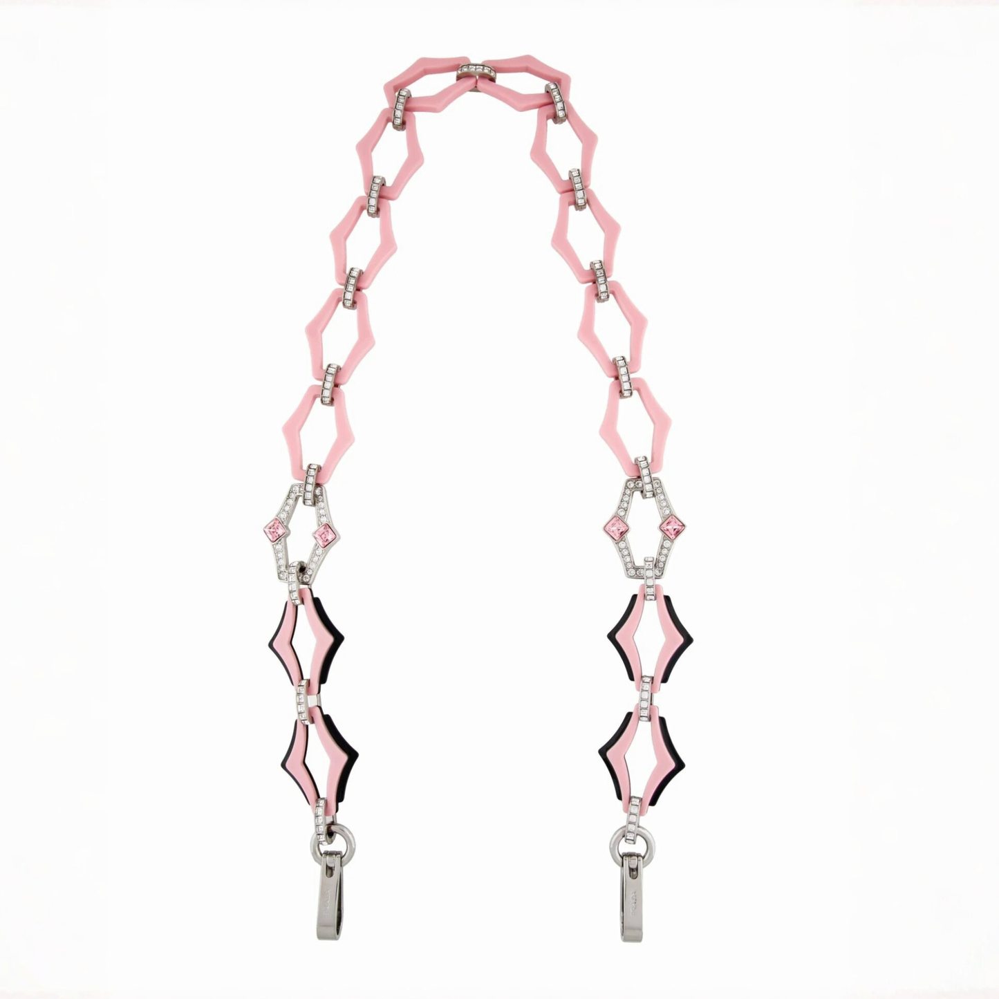 Prada Hexagonal Crystal Strap