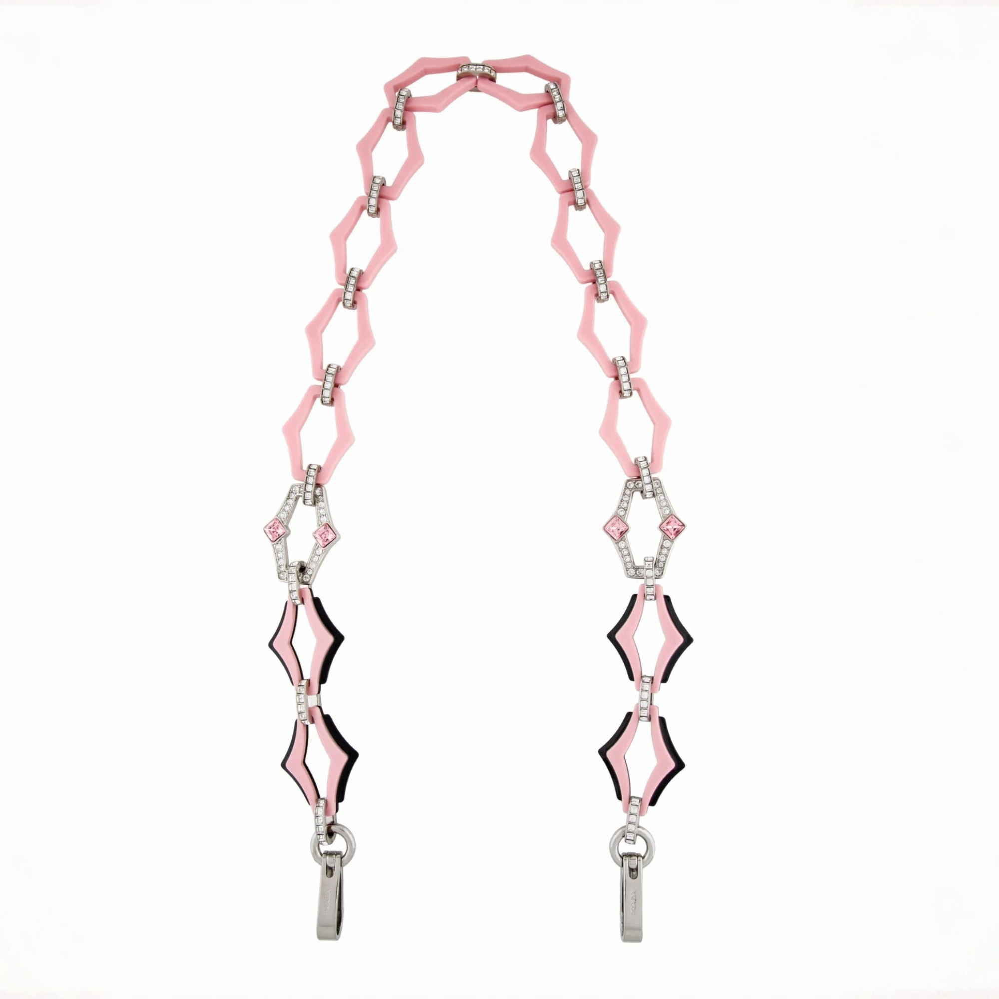 Prada Hexagonal Crystal Strap