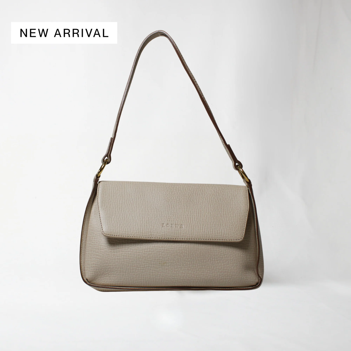 Vintage Loewe Leather Shoulder Bag