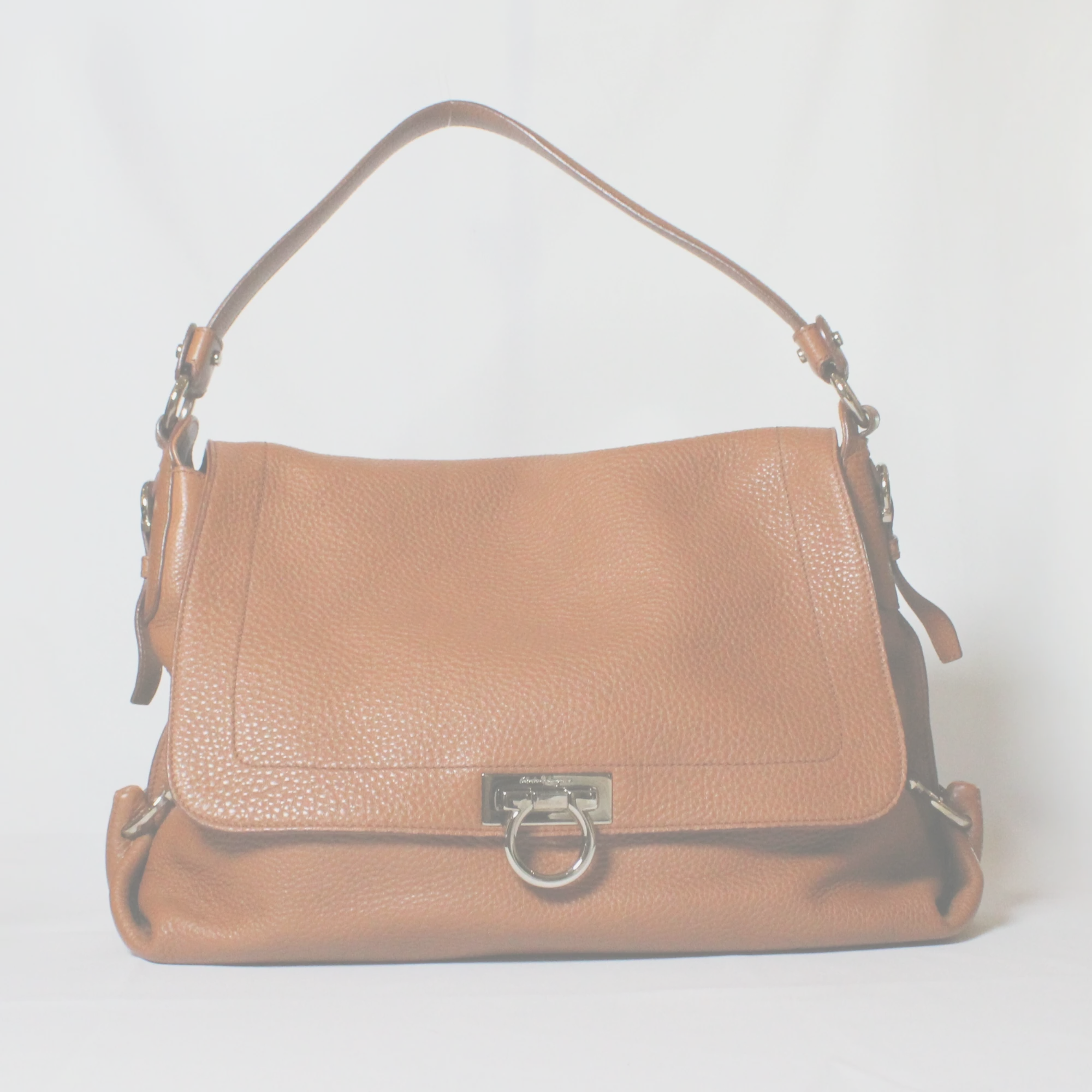 Salvatore Ferragamo Brown Gancini