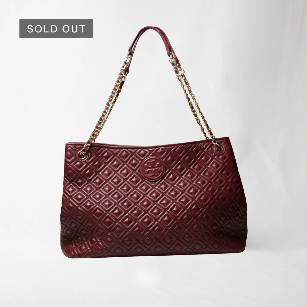 Tory Burch Quilted Leather Marion Chain Tote