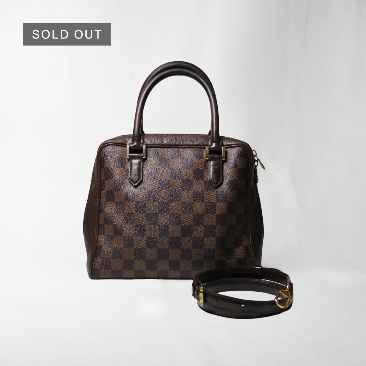 Vintage Louis Vuitton Damier Ebene Brera satchel
