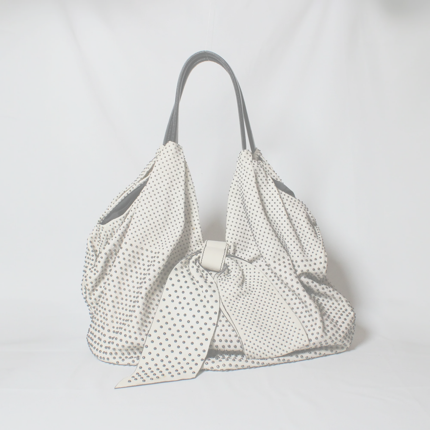 Valentino Garavani Napa Studded Bow Tote
