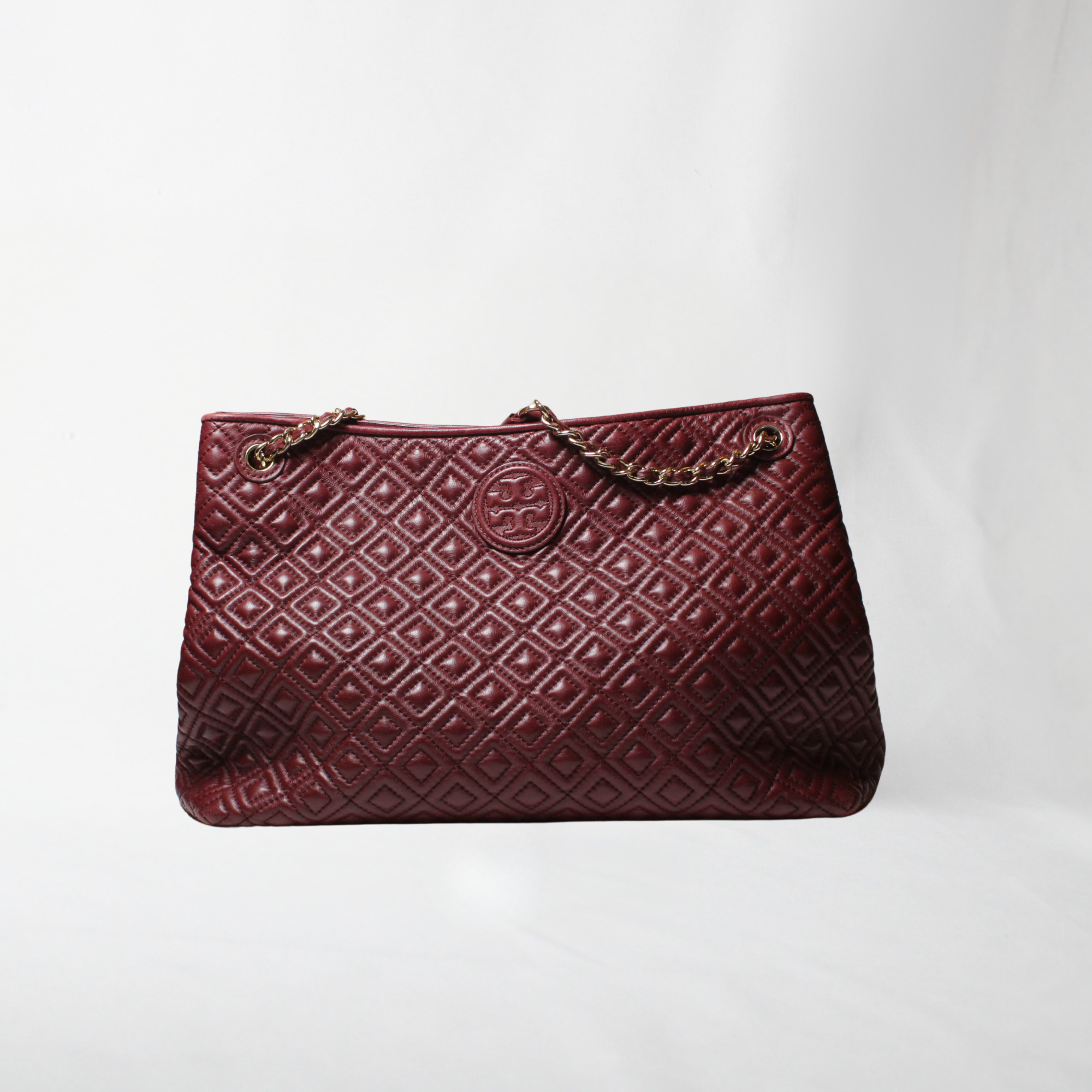 Tory Burch Quilted Leather Marion Chain Tote
