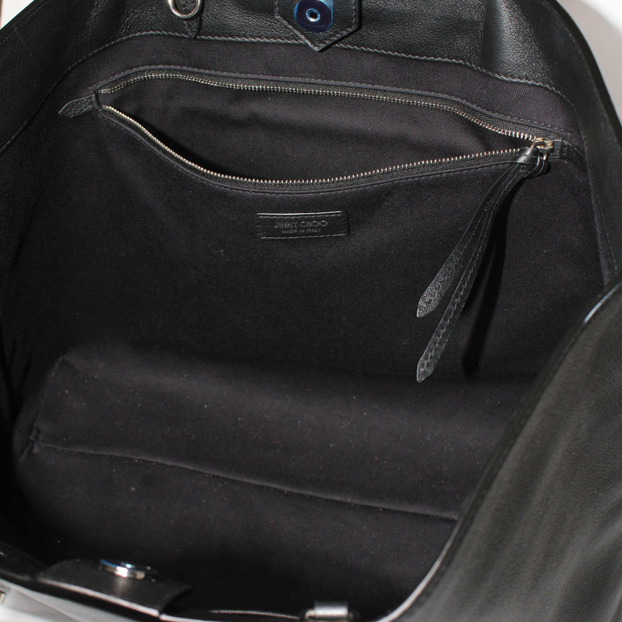 Jimmy Choo Black Cheri Tote Bag