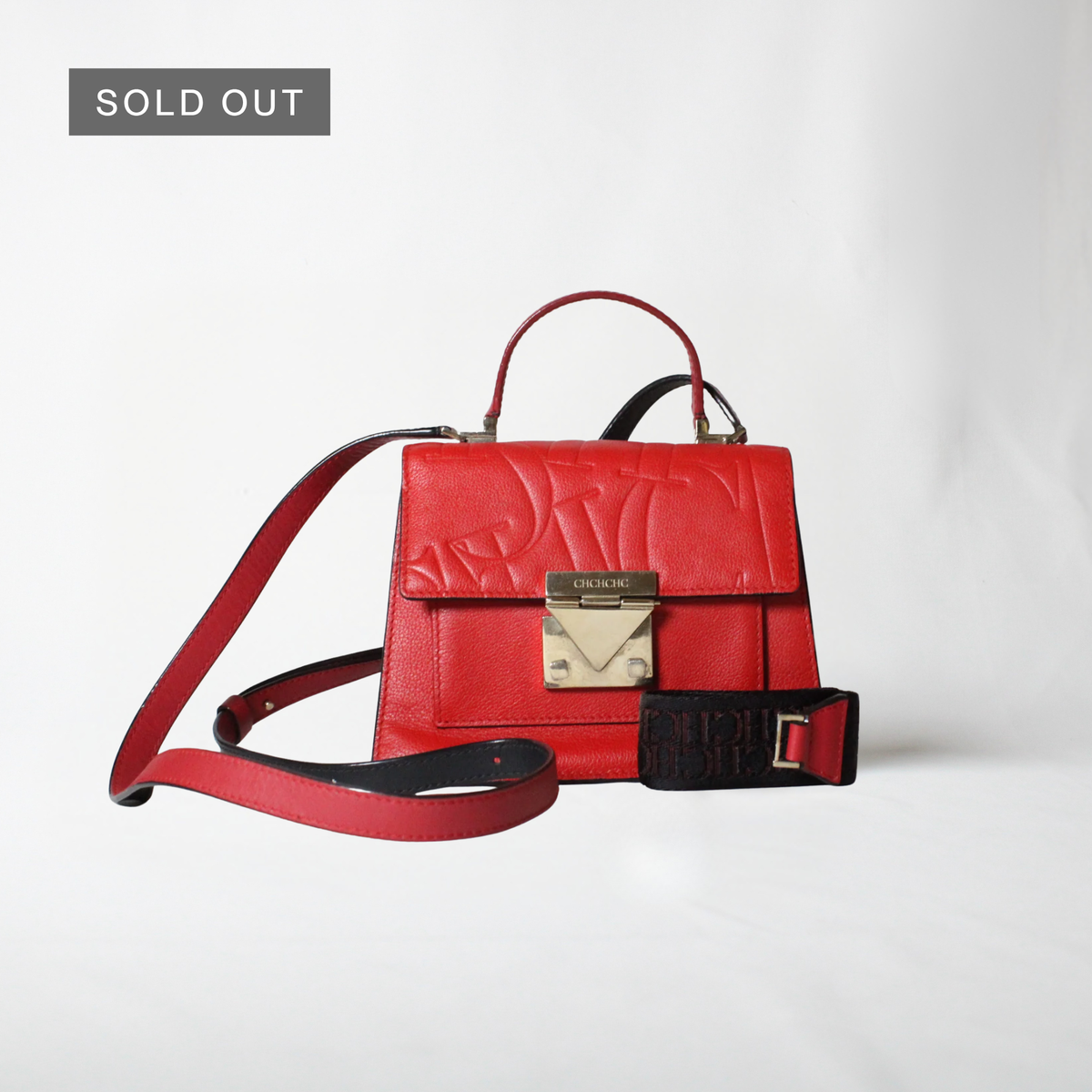 Carolina Herrera Red Crossbody bag