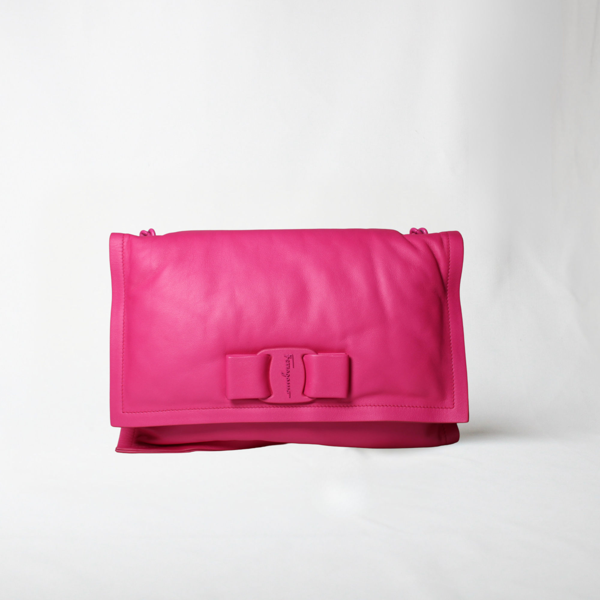 Ferragamo Hot Pink Vara bag