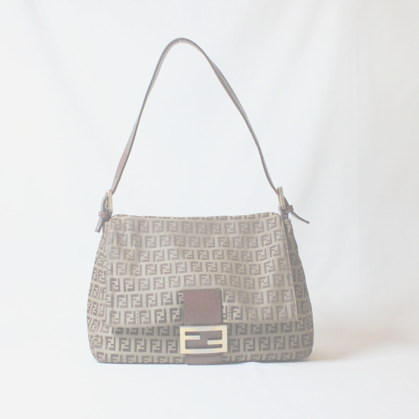Fendi Zucchino Baguette shoulder bag
