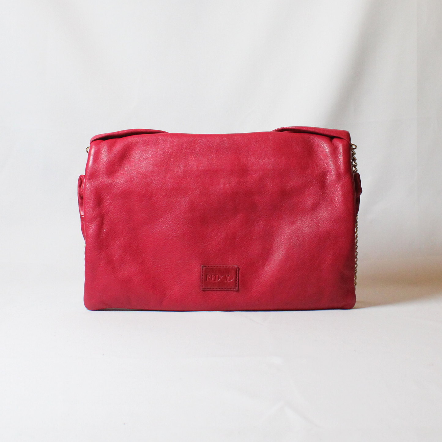 RED Valentino Leather Bow Flap