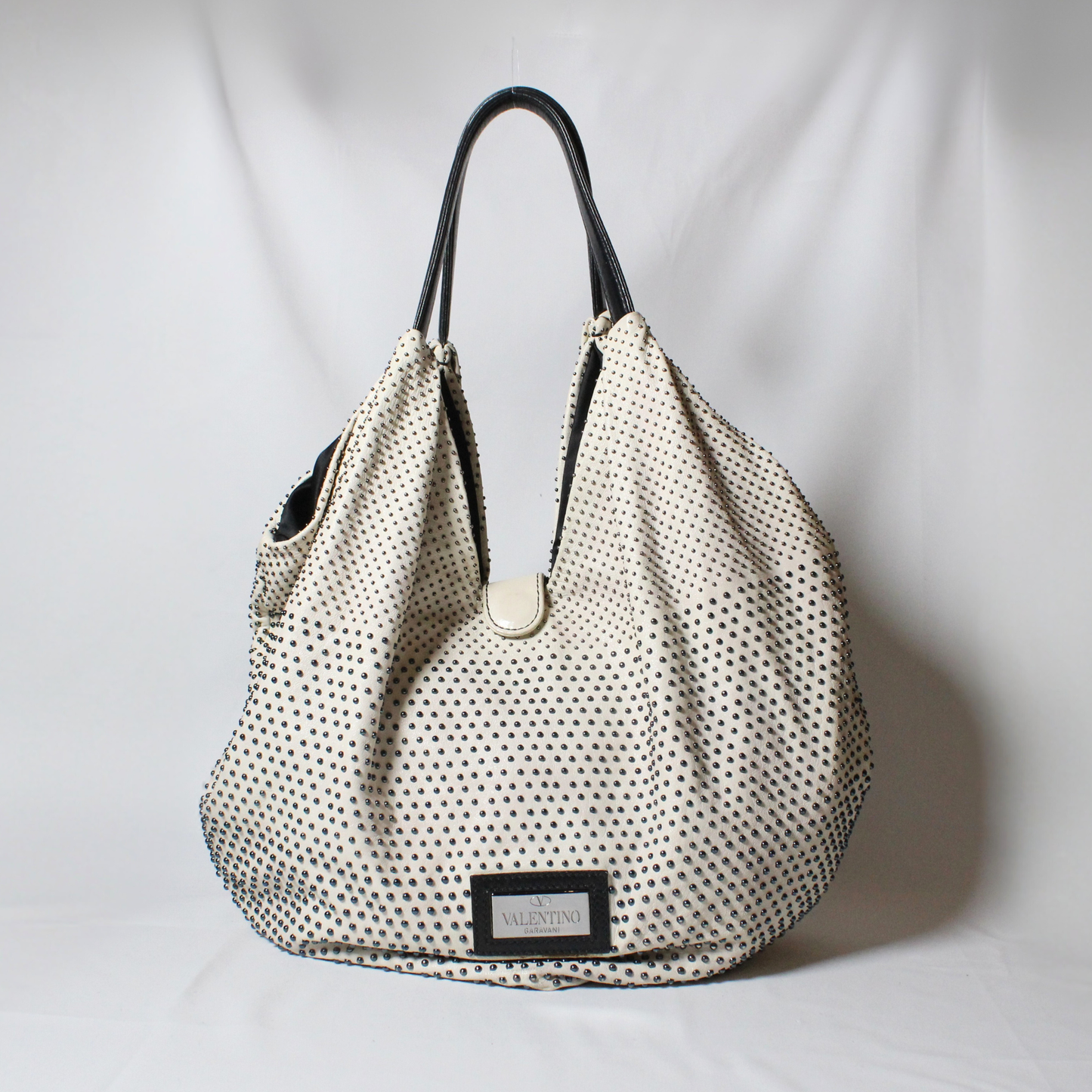 Valentino Garavani Napa Studded Bow Tote