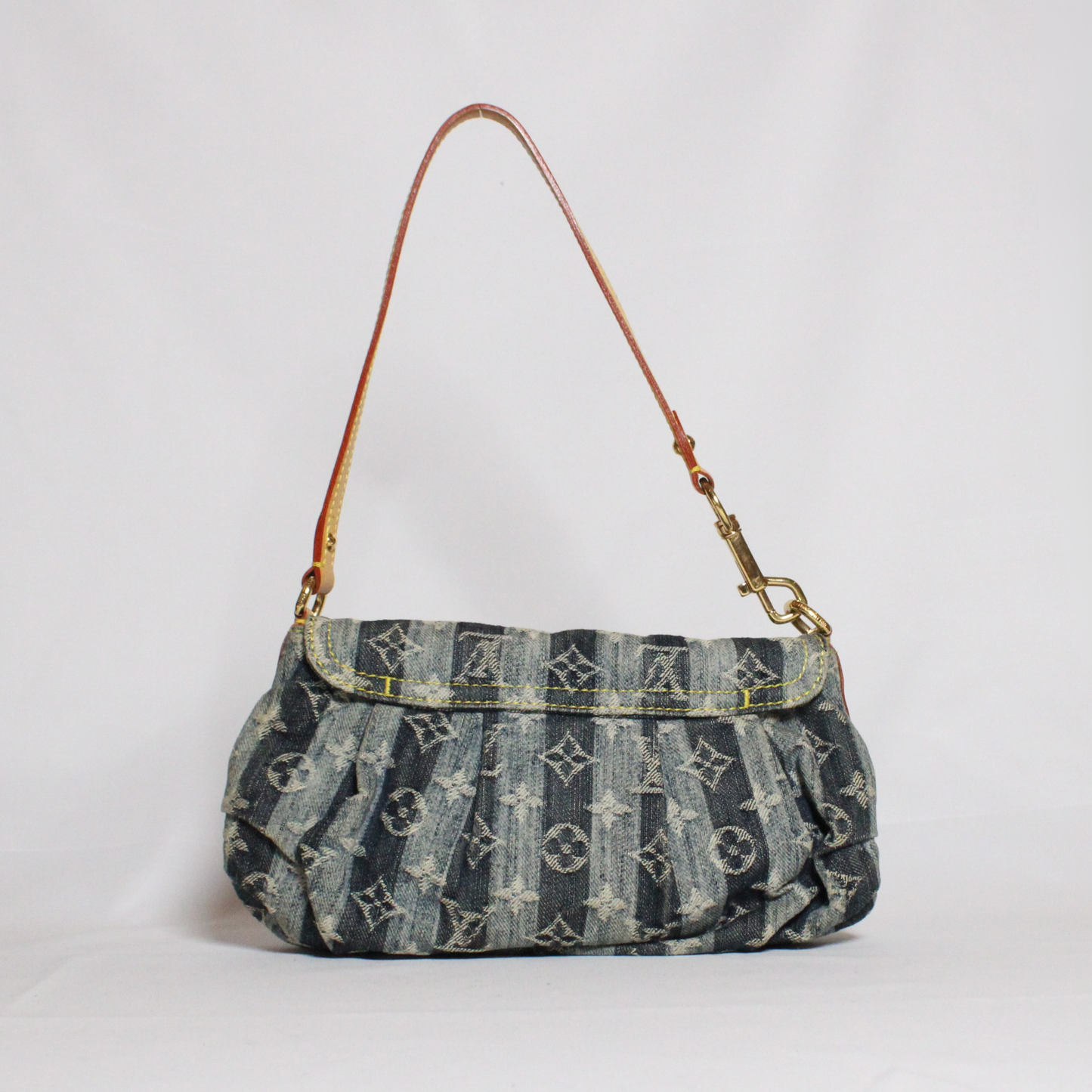 Louis Vuitton Denim Pleaty Raye