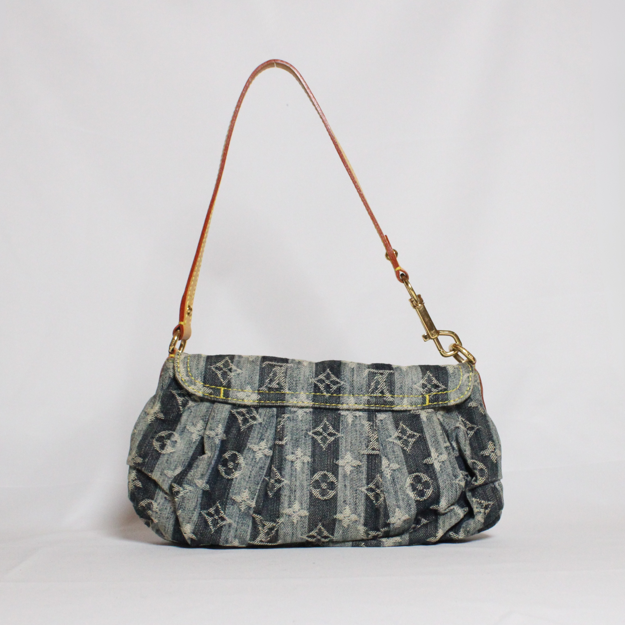 Louis Vuitton Denim Pleaty Raye