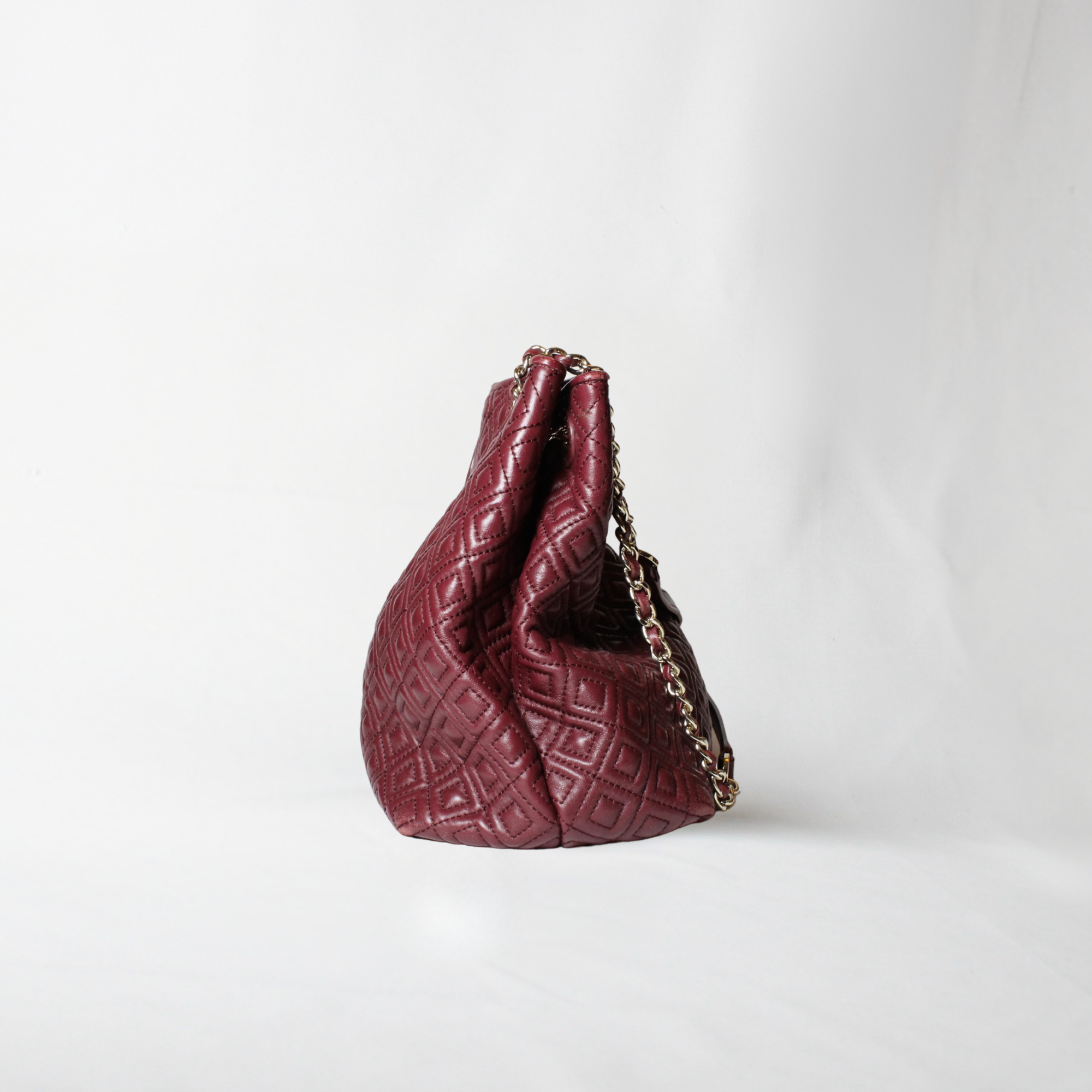 Tory Burch Quilted Leather Marion Chain Tote