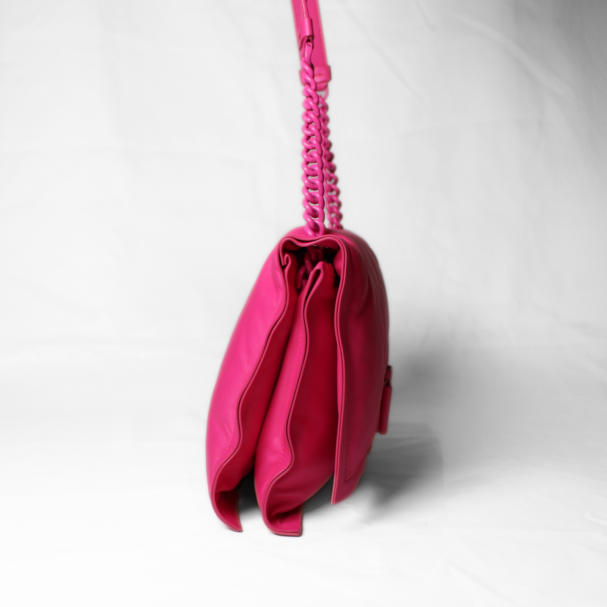 Ferragamo Hot Pink Vara bag