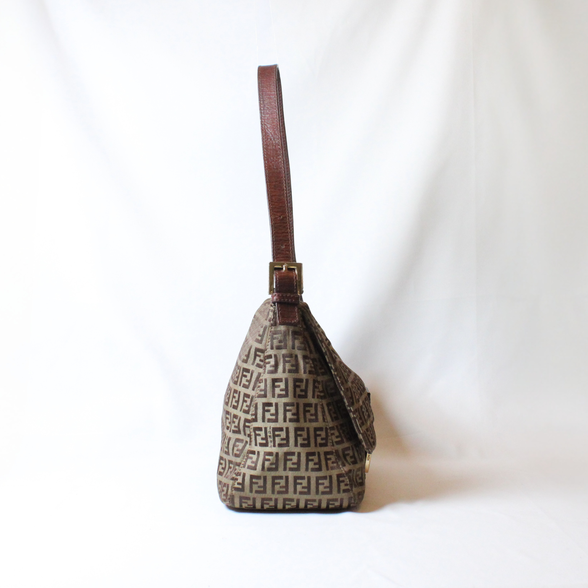 Fendi Zucchino Baguette shoulder bag