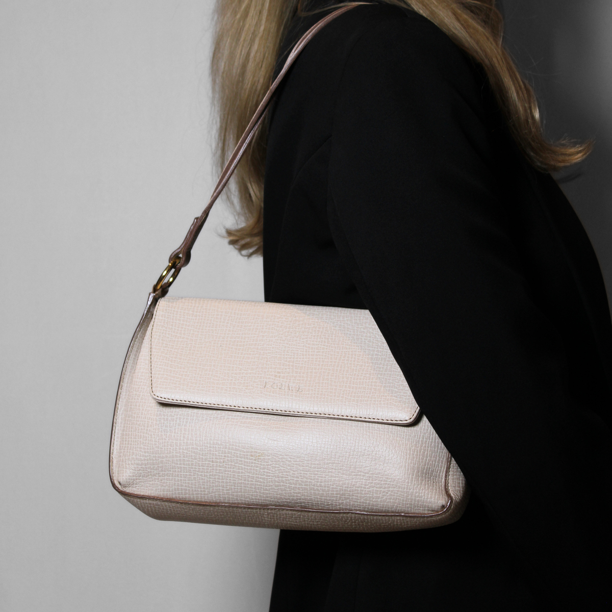 Vintage Loewe Leather Shoulder Bag
