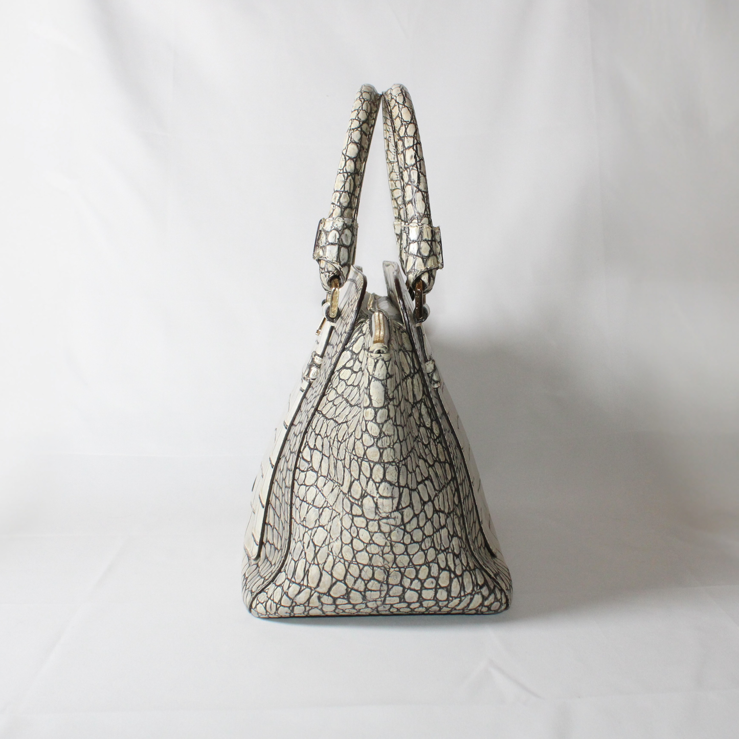 Escada Croc Embossed Leather bag