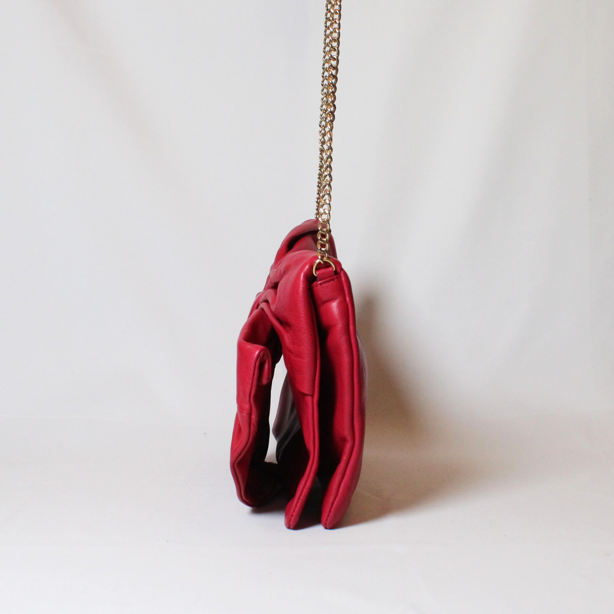 RED Valentino Leather Bow Flap