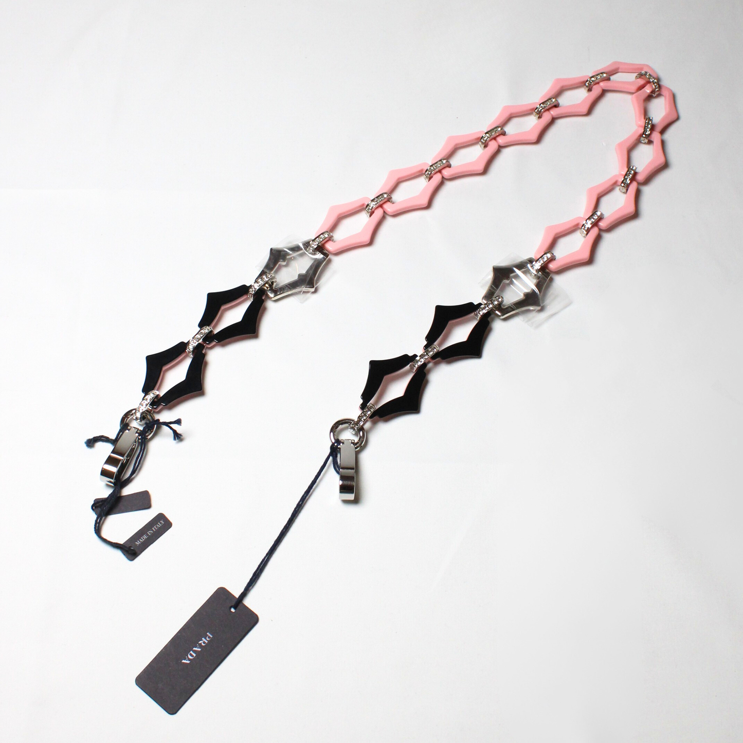 Prada Hexagonal Crystal Strap