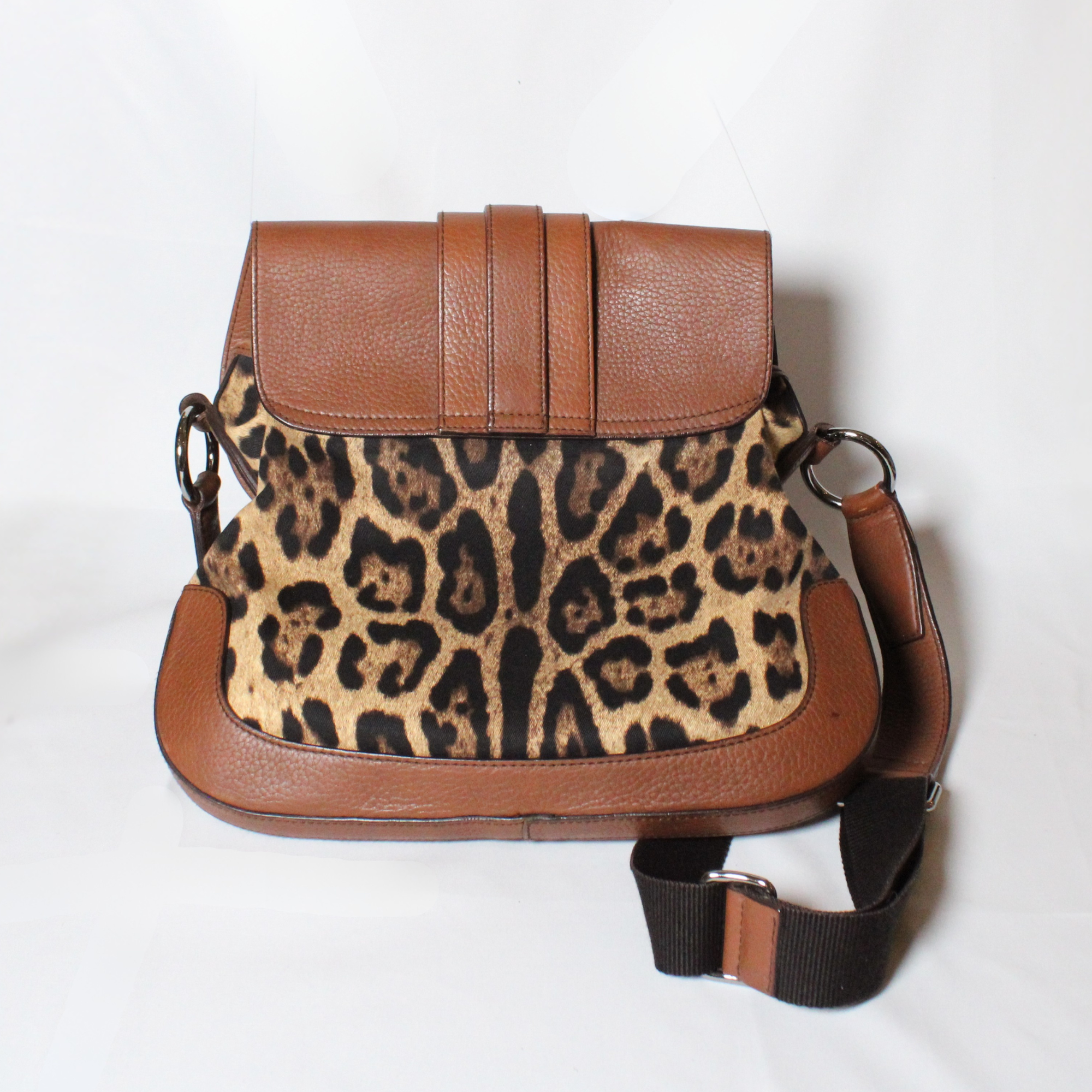 Dolce & Gabanna Leopard Print Satchel bag