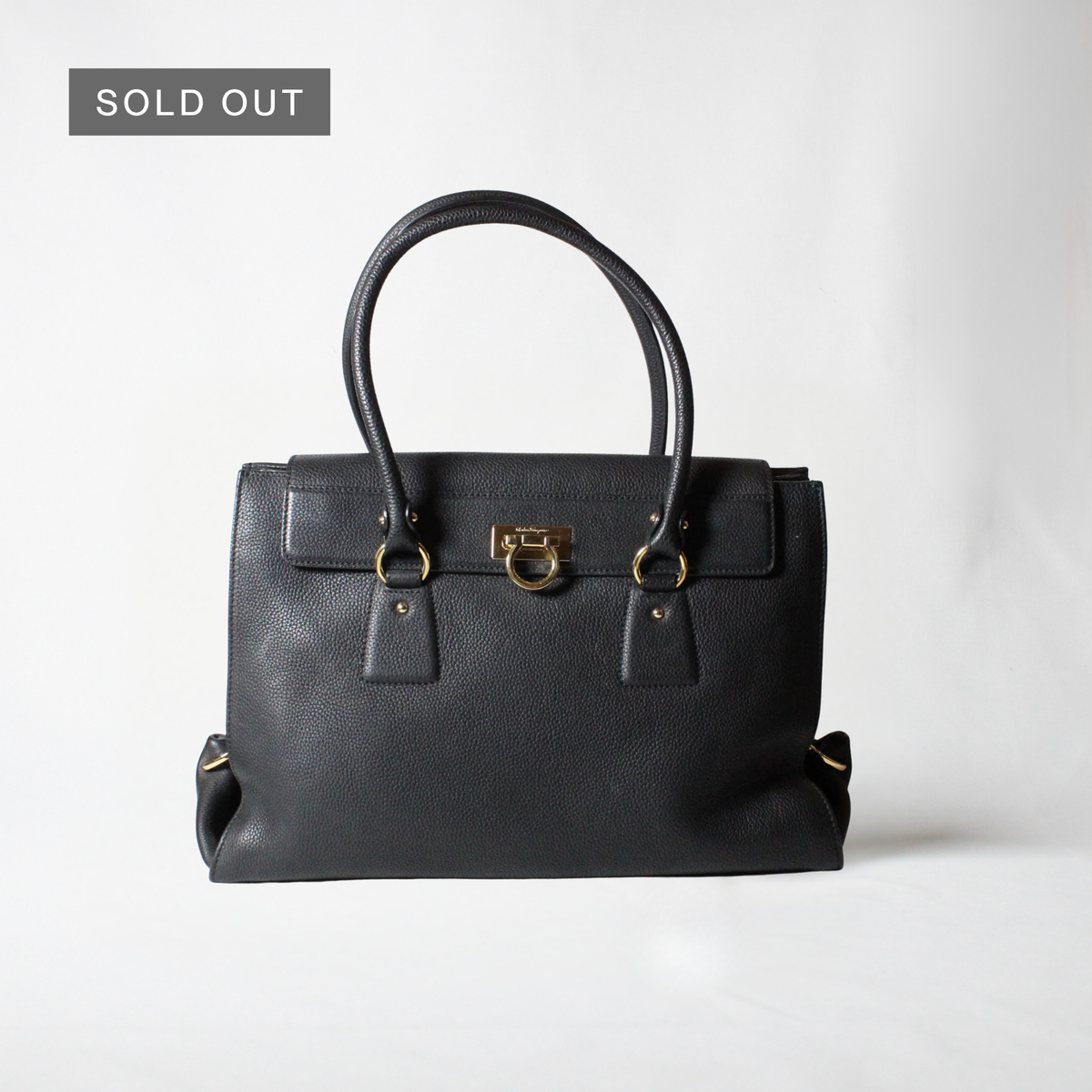 Salvatore Ferragamo Black Lotty bag