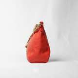 Carolina Herrera Tassel Red Leather Bag