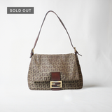 Fendi Zucchino Baguette shoulder bag