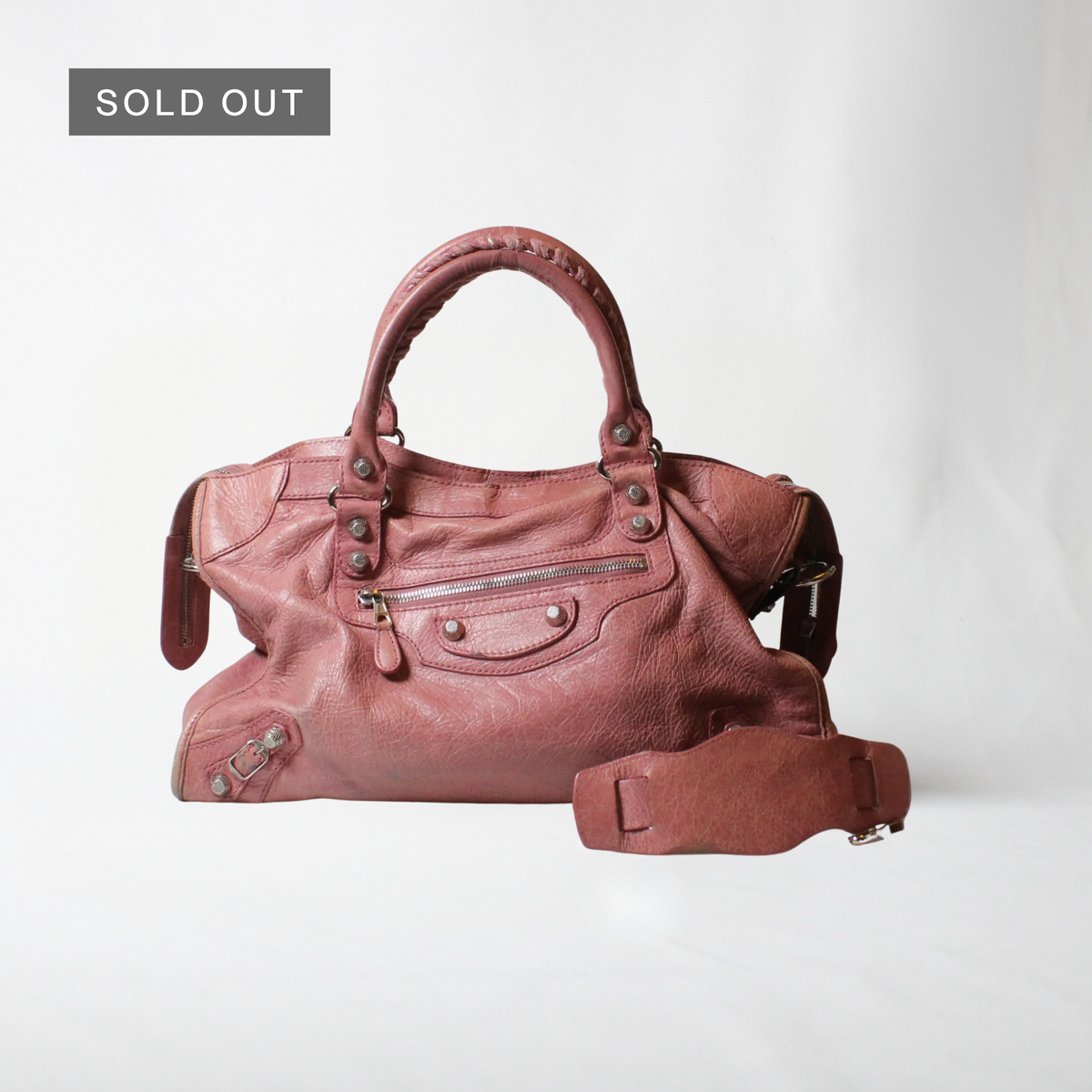 Balenciaga Giant pink City bag