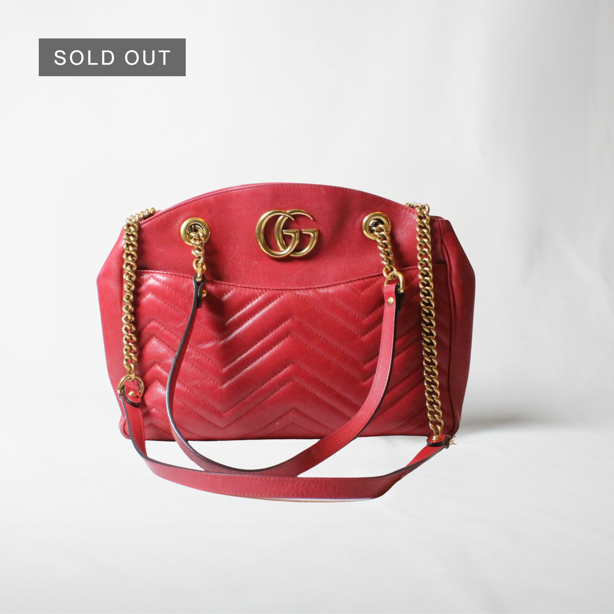 Gucci GG Marmont in red