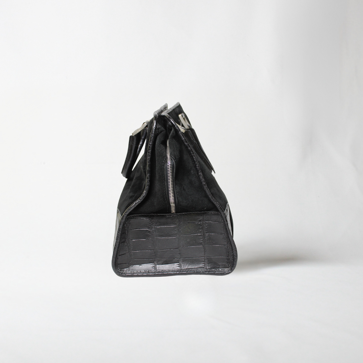 Vintage Loewe Amazona Suede Handbag