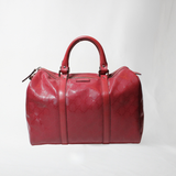 Gucci Red GG Medium Joy Boston Bag.