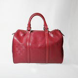 Gucci Red GG Medium Joy Boston Bag.