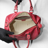 Gucci Red GG Medium Joy Boston Bag.