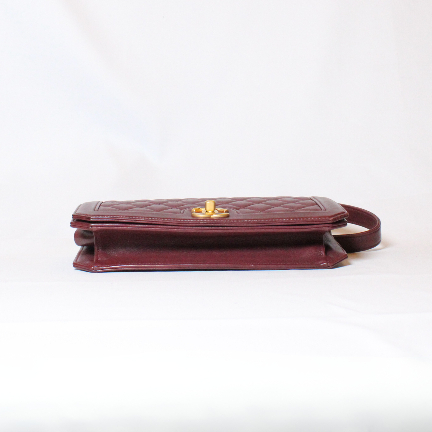 Chanel Burgundy Single Flap