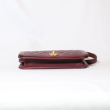 Chanel Burgundy Single Flap