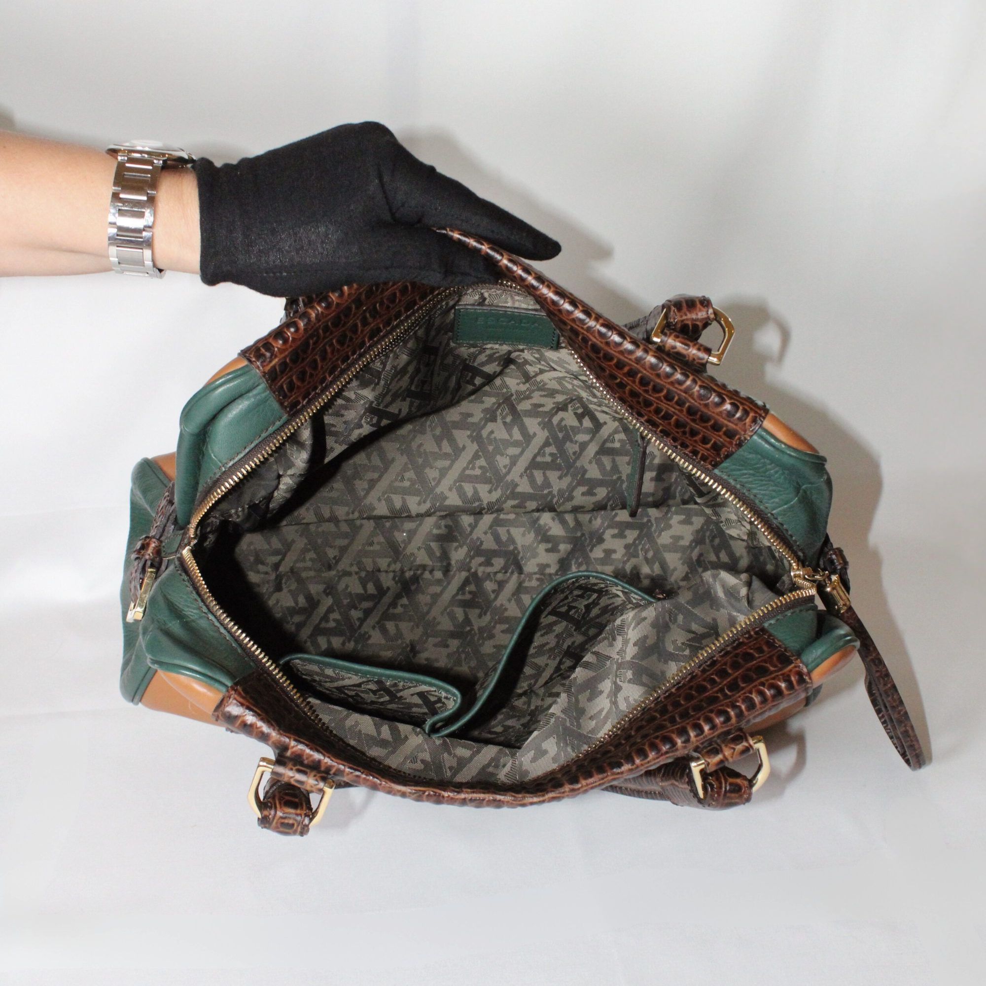 Escada Alligator skin bag