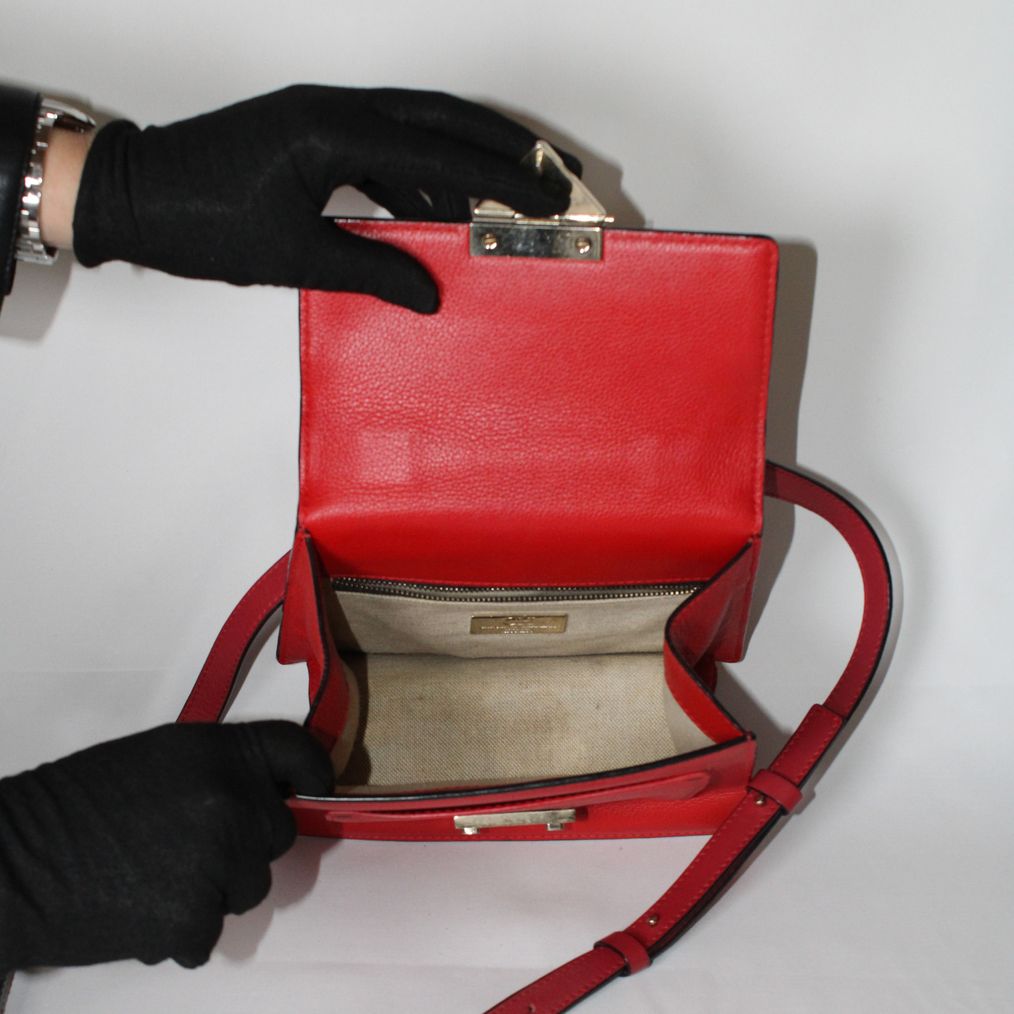 Carolina Herrera Red Crossbody bag