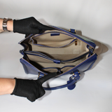 Alexander McQueen Blue Heroine bag