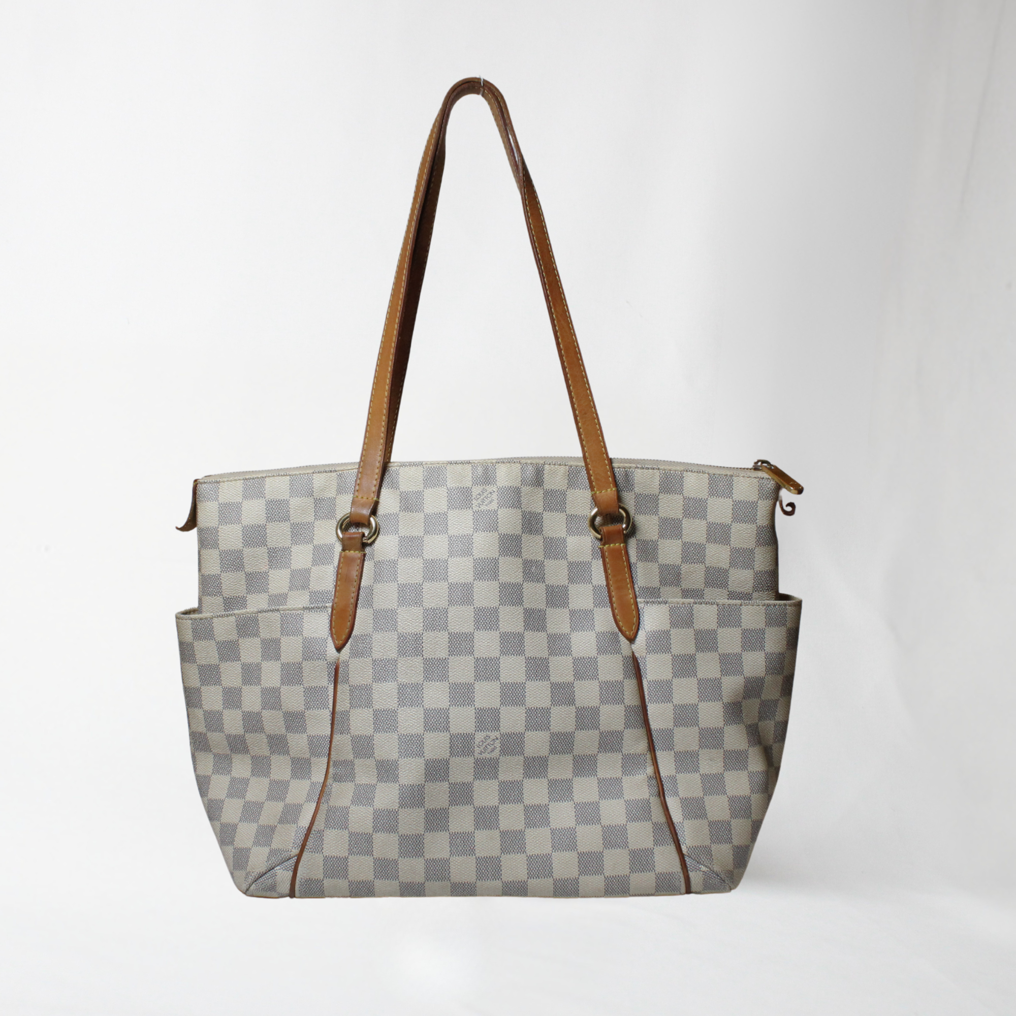 Louis Vuitton Totally MM shoulder bag in Damier Azur