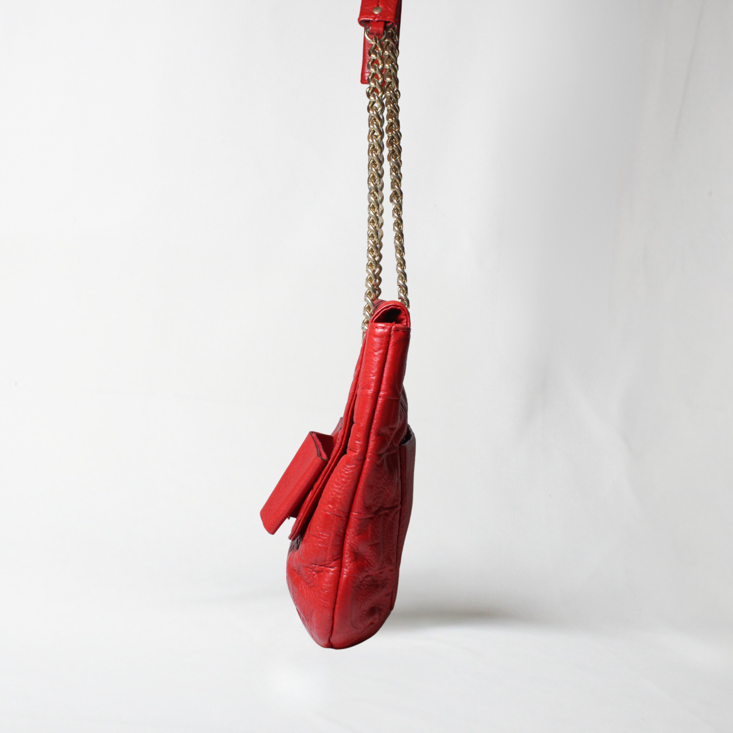 Carolina Herrera Red Audrey monogram bag