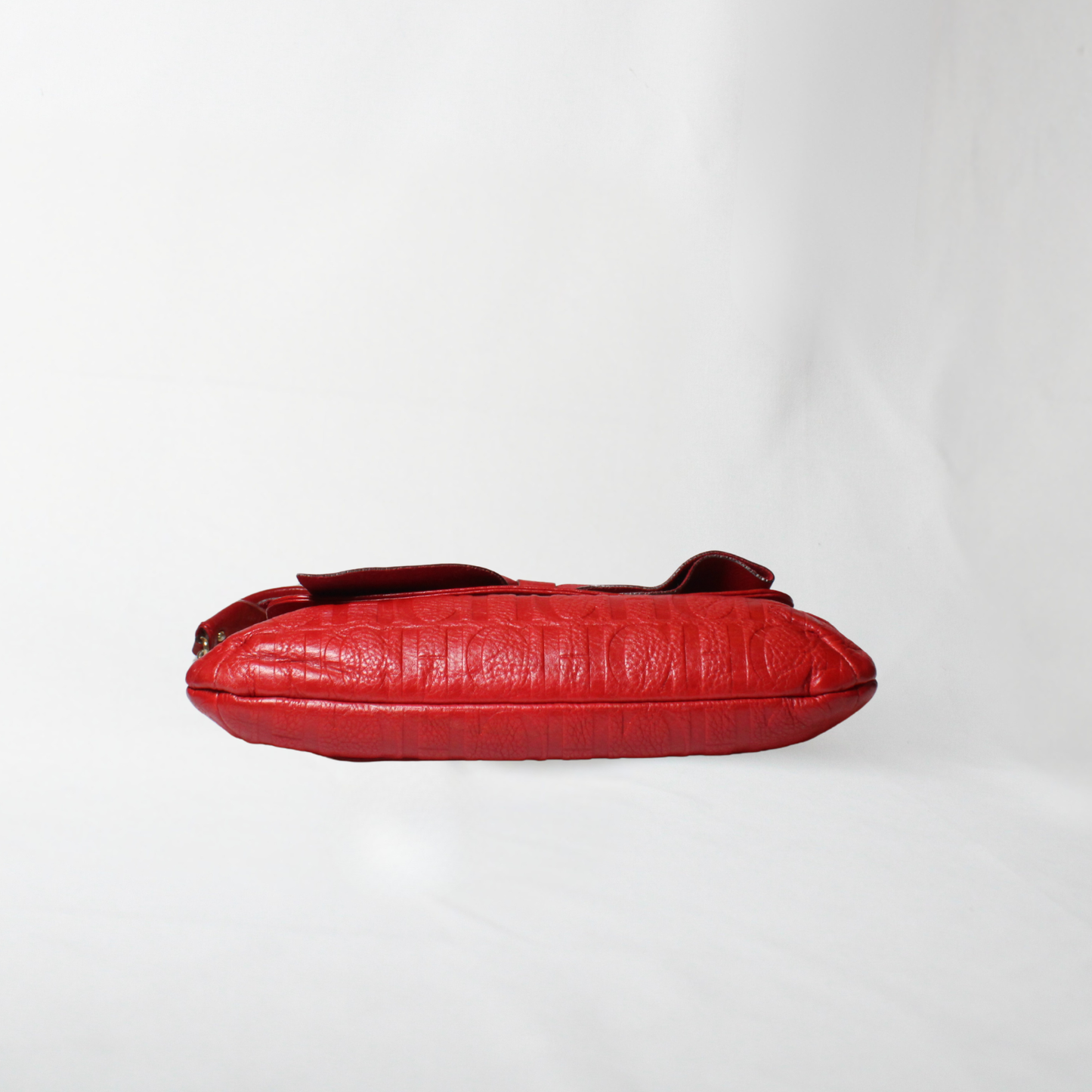 Carolina Herrera Red Audrey monogram bag
