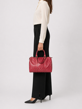 Gucci Red GG Medium Joy Boston Bag.